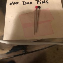 Voo Doo Pins Comes with Voo Doo  Doll