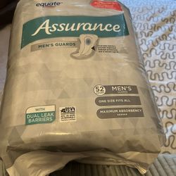 Assurance Brand Men’s Products. 52 Count. New in the unopened Packaging 
