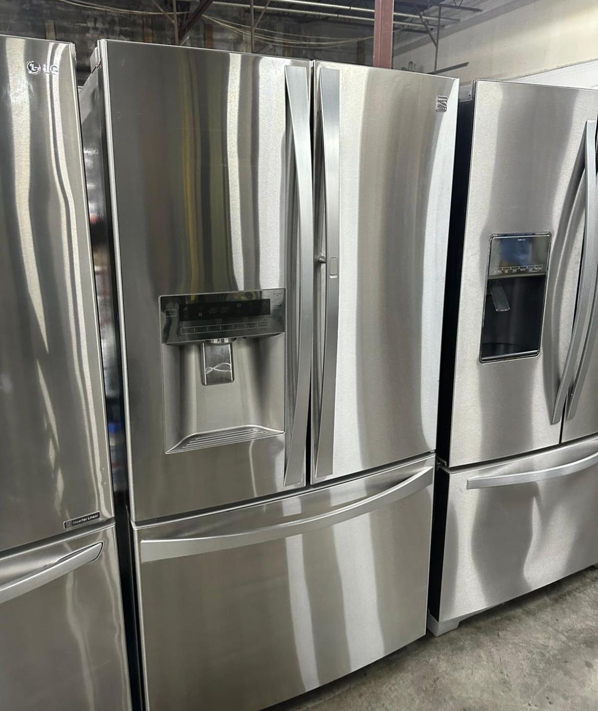 LG French Door Refrigerator Stainless Steel IceMaker
