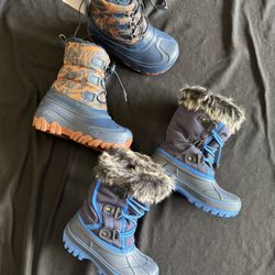 New Snow Boots For Boys Size 11/12 