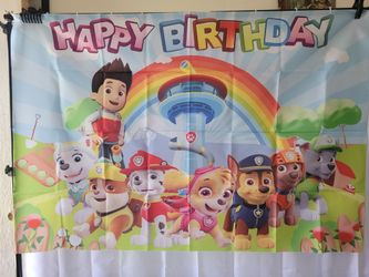 Paw Patrol Backdrop
