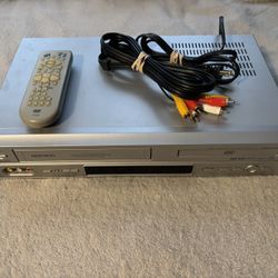 DAEWOO DVD VCR Combo Player w/ Remote Control & A/V Cord DV-6T955B