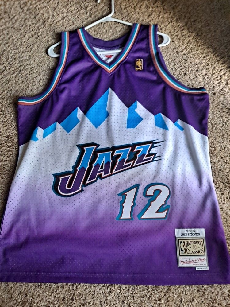Mitchell And Ness John Stockton Jersey XL
