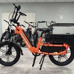 2025 Orange HOVSCO HovCart Cargo E-Bike 
