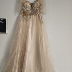 Cream GM Prom Dress
