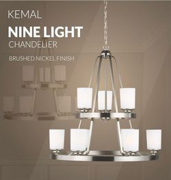 Generation Lighting 9-Light Kemal Traditional Chandelier Brushed Nickel (contact info removed)EN3-962