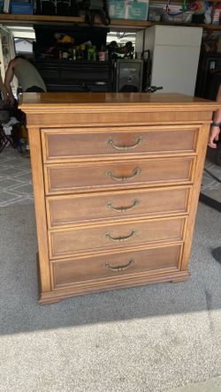 Solid wood dresser