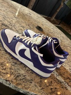 Men's Size 13 Purple Nike Dunk Lows (No Box)