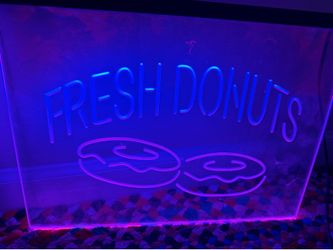 Fresh Donuts LED Neon Sign