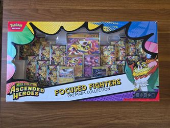 Pokémon Ascended Heroes Focused Fighters Premium Collection – Brand New
