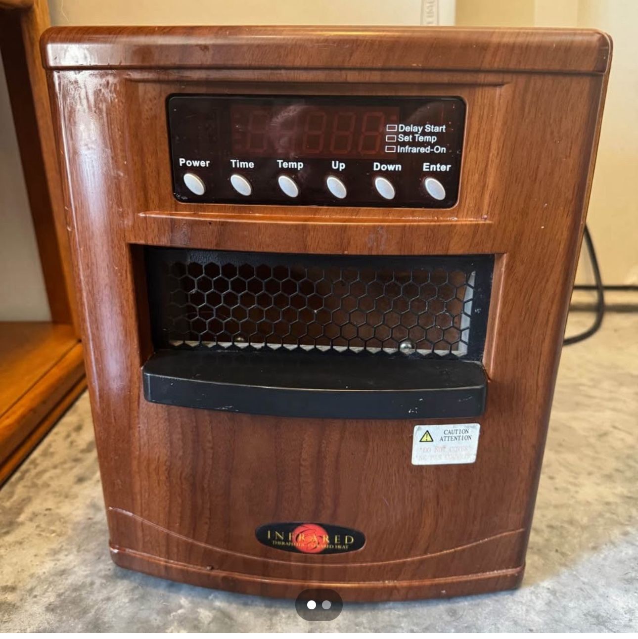 Comfort Zone Infrared Heater 1000 WT