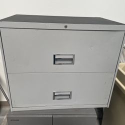 2 draw file cabinet  🗄️ with key 🔑 