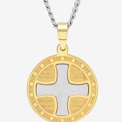 Gold Cross Pendant 