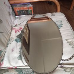1930s Oval Mirror