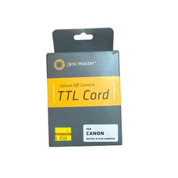 Promaster Deluxe Off-Camera TTL Cord – For Canon EOS (Digital & Film)