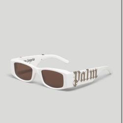 Palm Angels Angels Sunglasses White