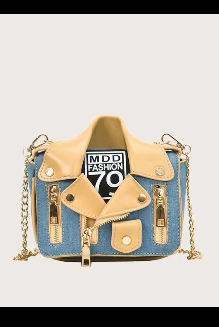 Jean jacket purse