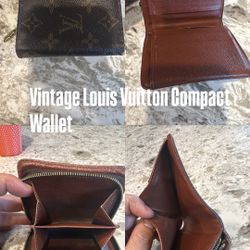 Vintage Louis Vuitton Compact Wallet