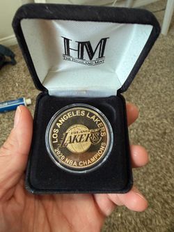 Lakers 2020 championship coin
