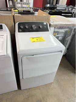 GE WHITE DRYER PREOWNED WITH WARRANTY