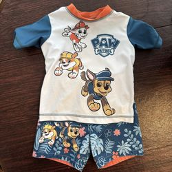 Toddler Boys Swim Set Size 2T