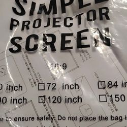 PROJECTOR Screen $15