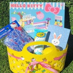 Girls Hello Kitty EASTER GIFT Basket 🛻 (Delivery Available)