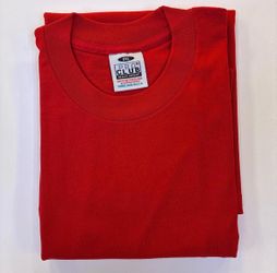 2XL Red Heavyweight Pro Club T-shirt