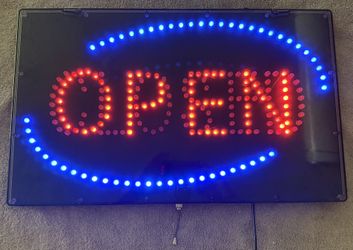 Open/ Closed LED Sign - Lights Of America Model 5000 LEDOC