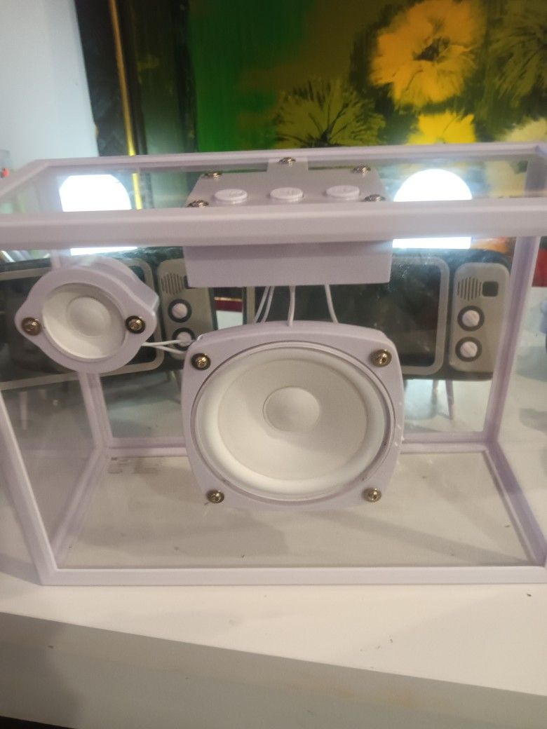 Home Twin Cinema with clear Bluetooth Speaker