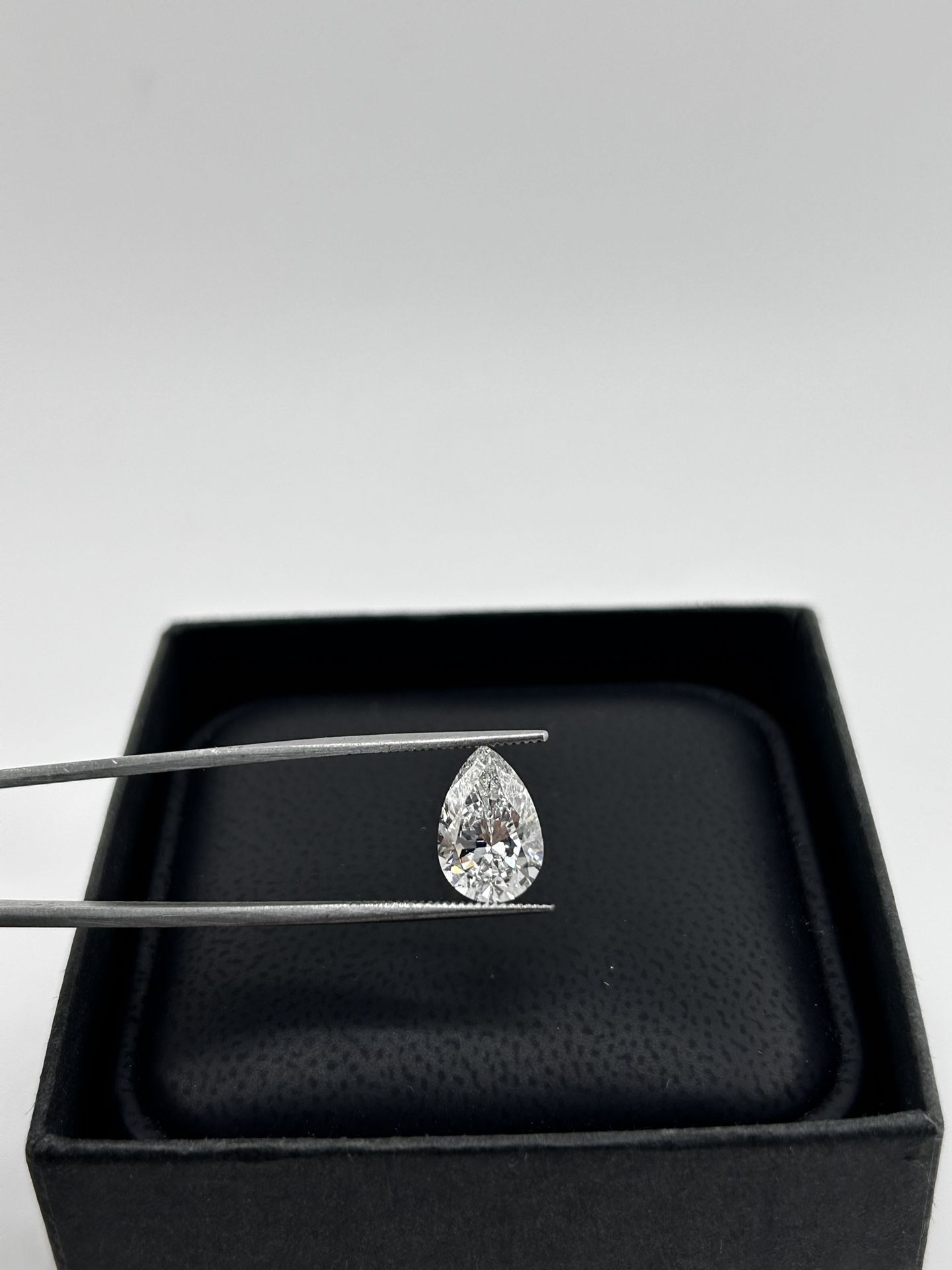 2.05 Ct Lab Grown Pear Shape Certified Diamond