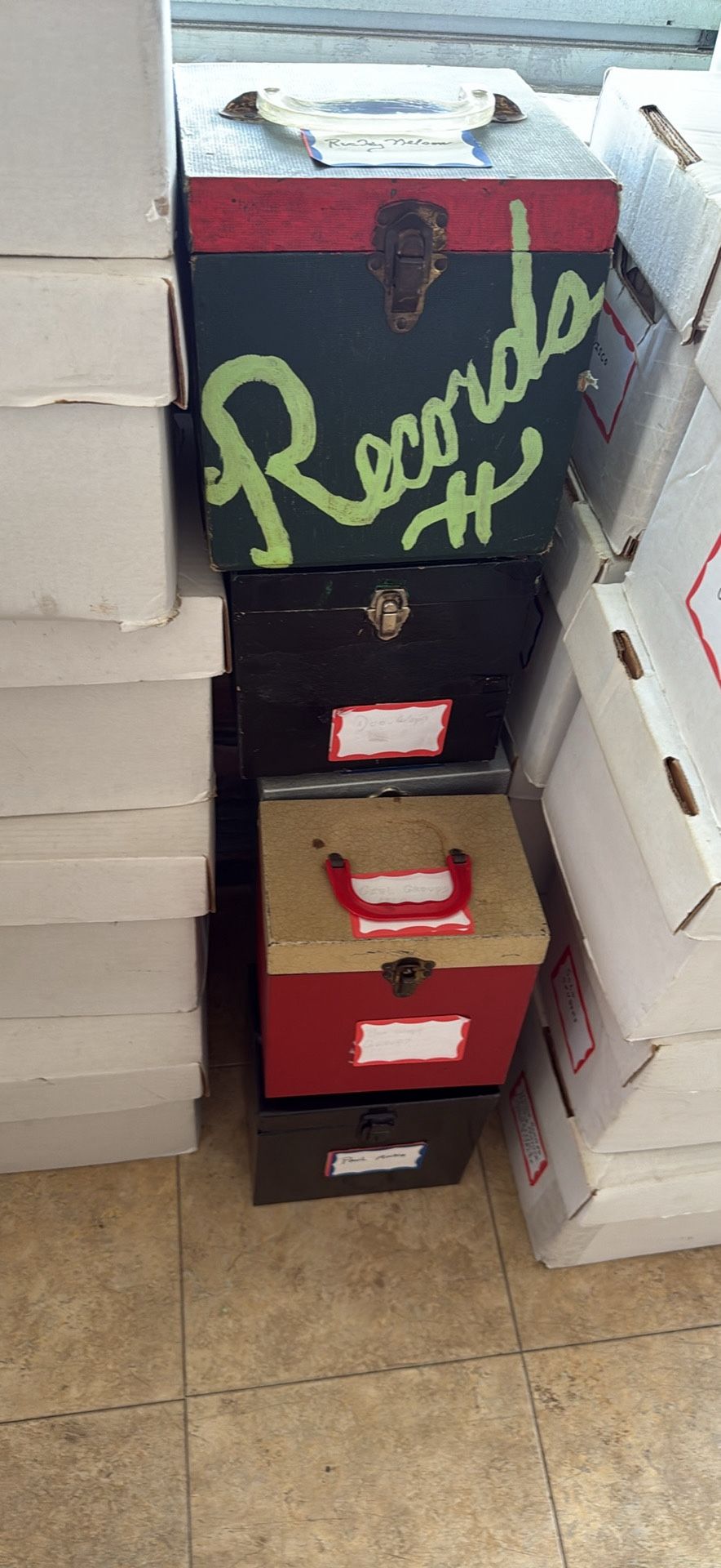Vintage 45 Record Boxes 20. Each 
