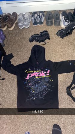 pink hoodie