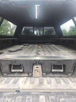 Truck camper and tool box