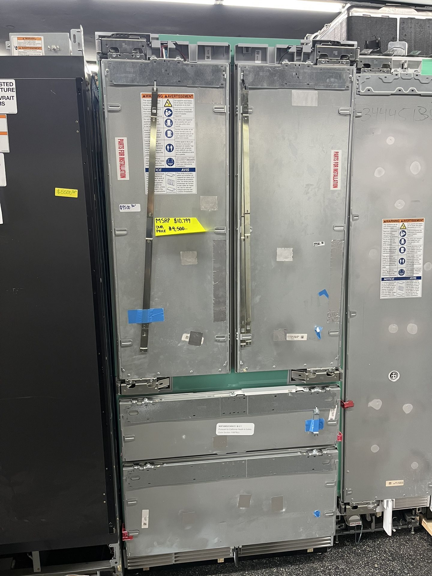 Built In 4 Door Thermador Panel Ready 36” Refrigerator Freedom Collection