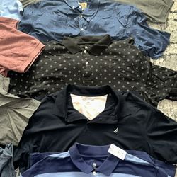 Men’s Polos & Button Ups Shirts Short Sleeve