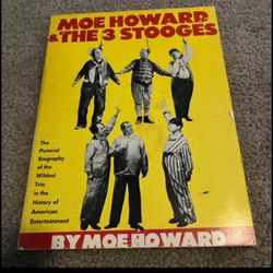 Moe Howard & The 3 Stooges Pictorial Biography Book