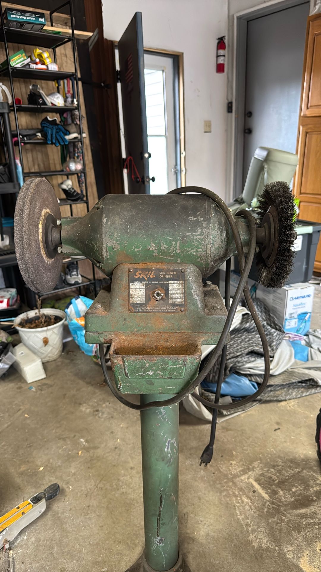 Skil Model 617 Vintage Bench Grinder