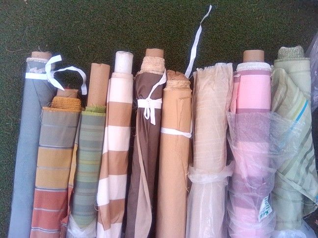 Rolls Of Fabric