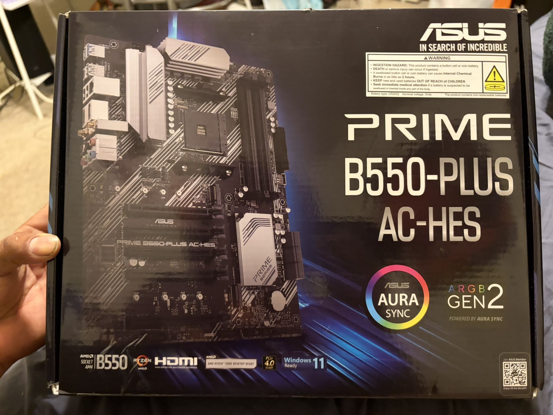 ASUS Prime B550 Plus AC HES(Bluetooth+wifi)