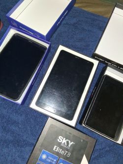 4 tablets with & old laptop