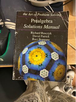 Prealgebra textbook