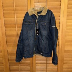 Mens West Louis Lined Denim Jacket