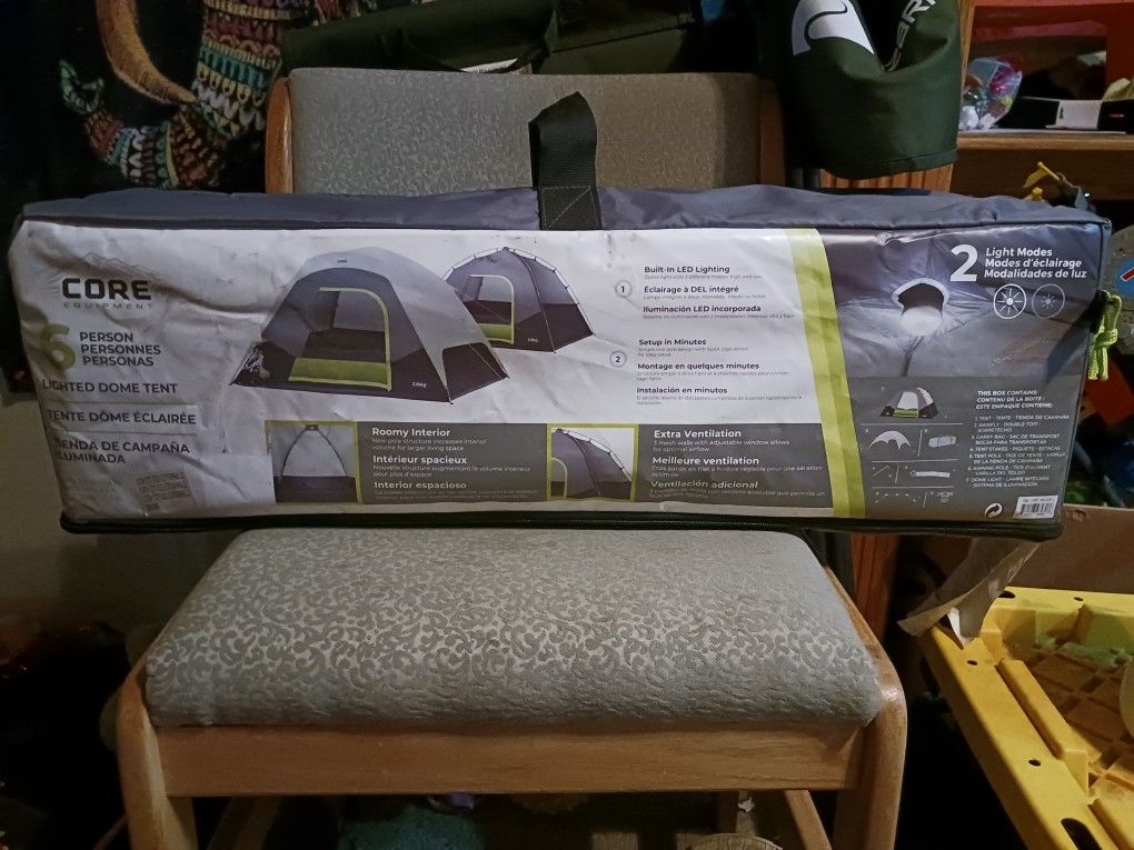 Person Tent Built In Light