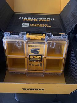 NEW DeWalt ToughSystem 2.0 Deep Compact Organizer – Clear Lid