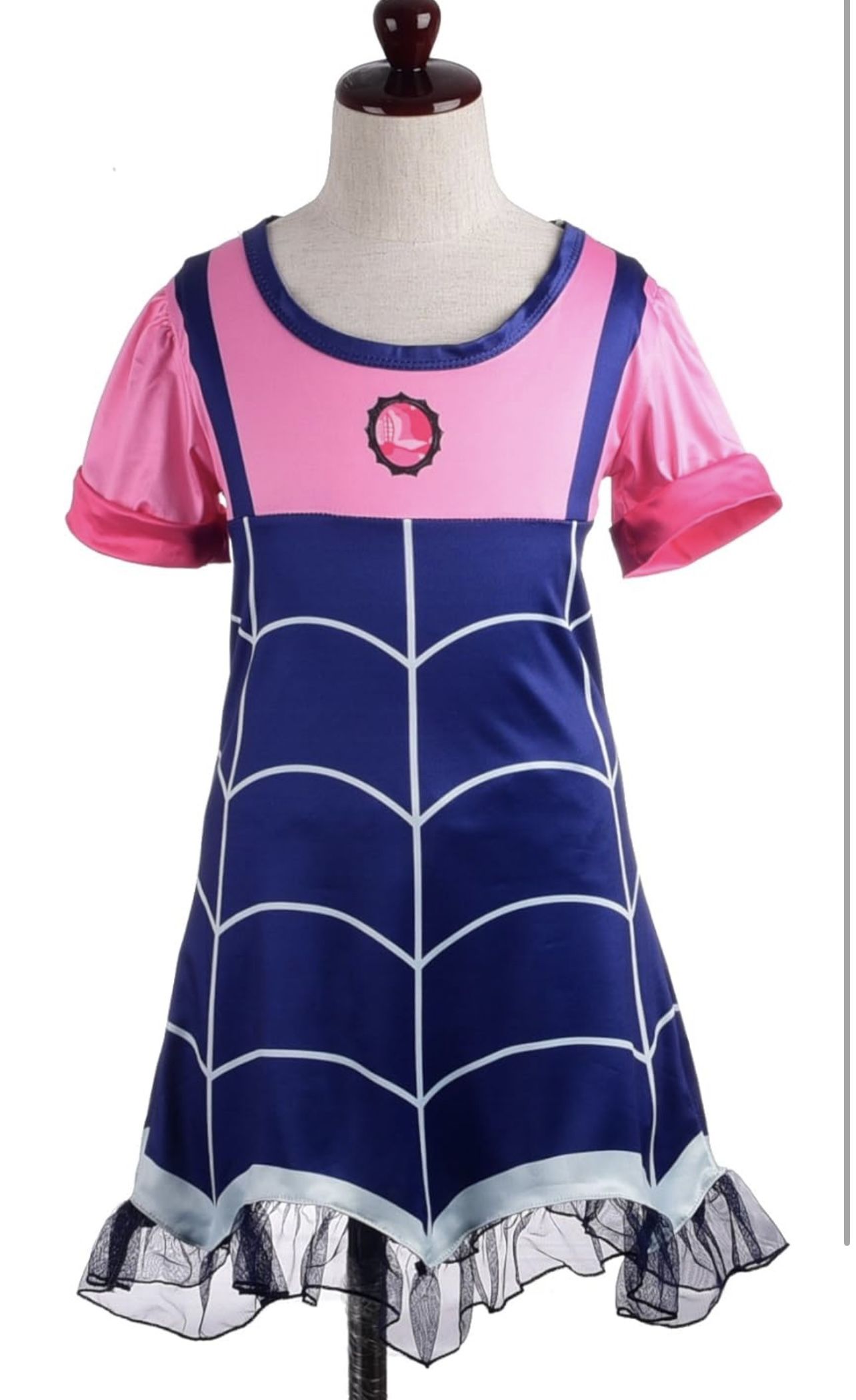 NEW! Girls Costume Dress Set with Headband for Halloween. SIZE 6-7 yrs.