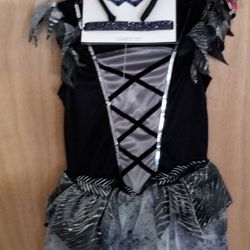 Halloween Costume that lights up. "Bat Girl" Girl Size M (8-10)