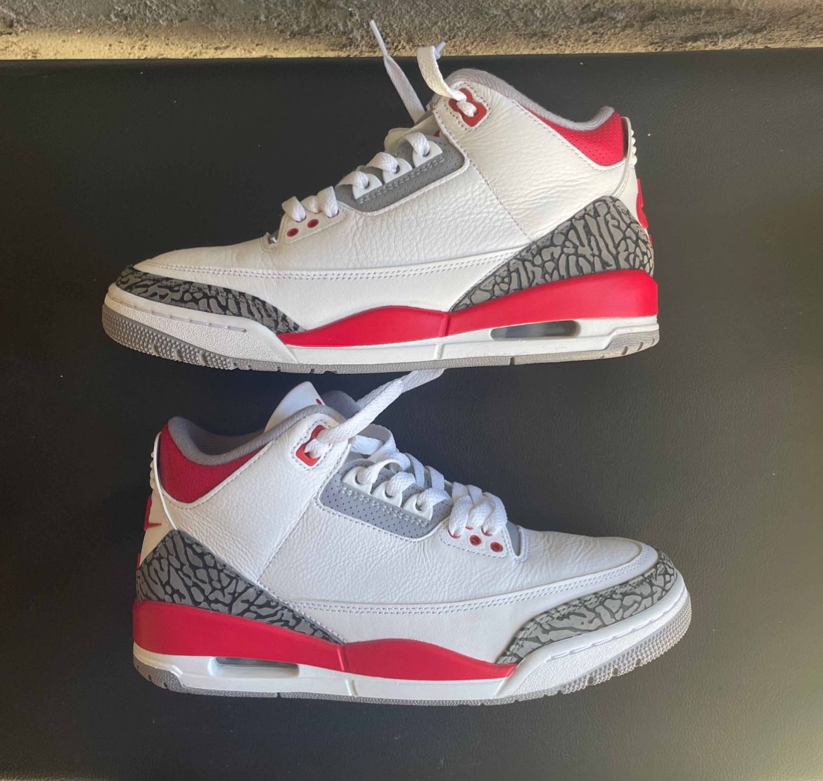 Fire Reds Grey Jordan 3 Fire Reds for Sale in Chino, CA - OfferUp