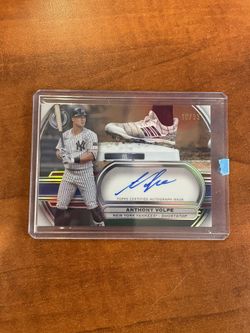 2025 Topps Tribute To Cleats Autograph Anthony Volpe #TTC-AV (10/99)