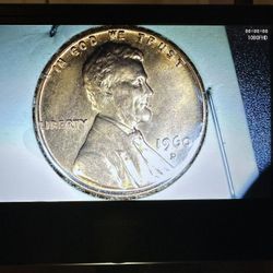 1960 D Small Date Lincoln Penny In MS 61 Uncirculated Condition